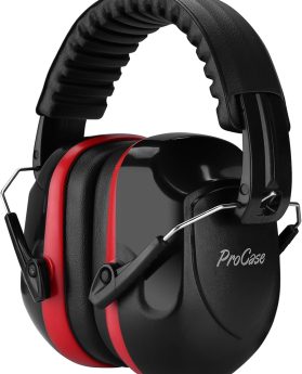 ProCase Noise Reduction Ear Muffs, Sound Proof Ear Protection, NRR 28dB Noise Cancelling